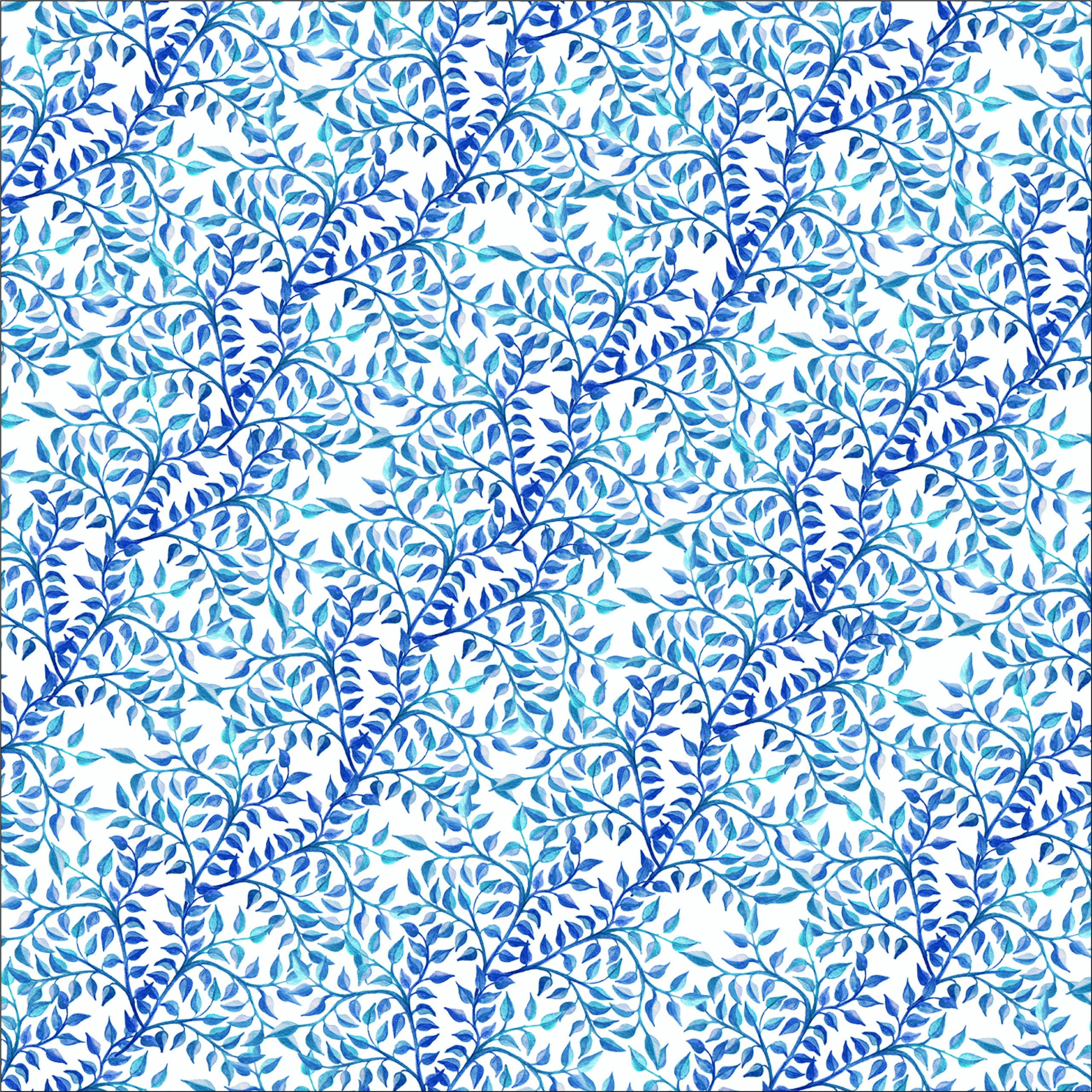 Fosca Dalmatica surface pattern design on flat canvas